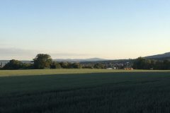 Blick vom Markwald auf Winterstein, Großer Feldberg und Hausberg