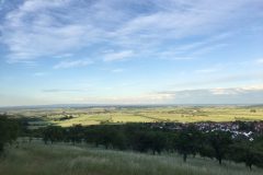 Aussicht vom Hausberg auf die Wetterau