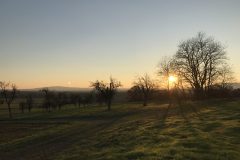 Sonnenuntergang Butzbach-Griedel