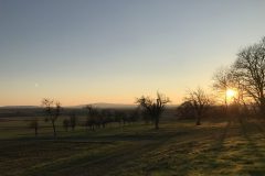 Sonnenuntergang in Butzbach-Griedel