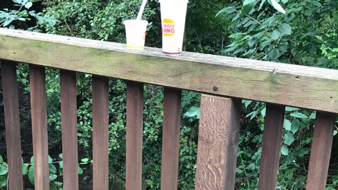 Fastfood Müll Fastfood Müll